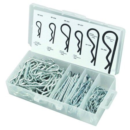 Sunbelt Hair Pin Cotter Assortment (141 pieces) 1.52" x3.69" x7.5" A-B1SB16